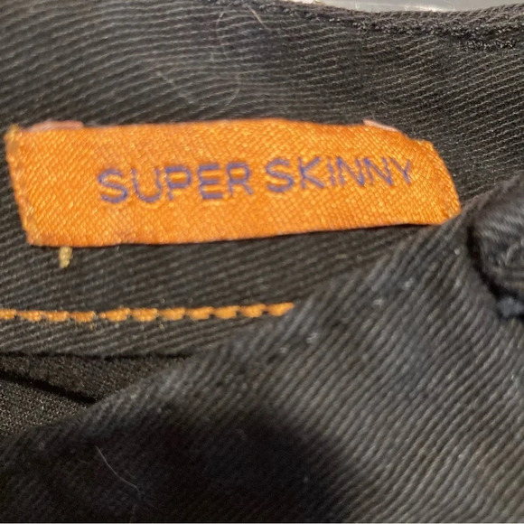 TORY BURCH Sz 32 Super Skinny Zipper at Hem Snap Back Pockets  Jeggings Pants - Picture 13 of 13